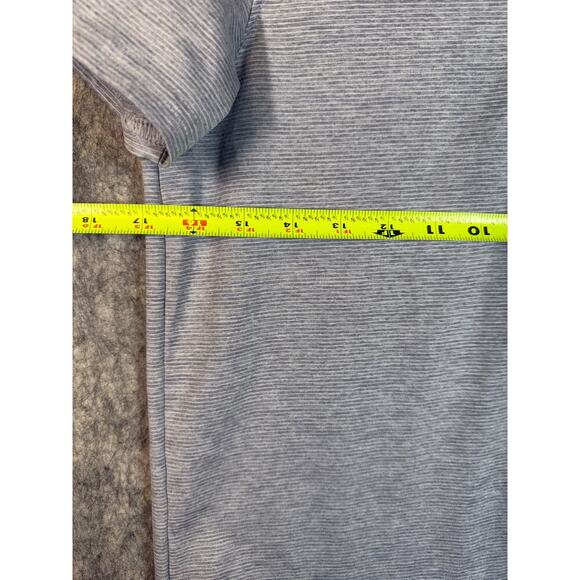 Vineyard Vines Youth OTG Sankaty Polo Preppy Gray Striped Performance - Medium - Picture 6 of 8